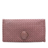 Bottega Veneta Nappa Intrecciato Turn Lock Clutch Secondhand