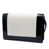 Saint Laurent Brushed Leather Trimmed Lambskin Cassandre Flap Pouch Secondhand