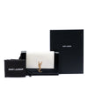 Saint Laurent Brushed Leather Trimmed Lambskin Cassandre Flap Pouch Secondhand