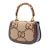 Gucci Small Jumbo GG Canvas Bamboo 1947 Top Handle Bag Secondhand