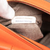 Bottega Veneta Leather Intrecciato Frame Top Handle Bag Secondhand