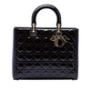 Dior Large Patent Cannage Lady Dior Secondhand