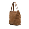Chloé Suede and Grained Buffalo Leather Spin Tote Secondhand