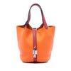 Hermès Bicolor Clemence and Swift Picotin Lock 18 Secondhand