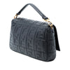 Fendi Large Zucca Embossed Leather Baguette Satchel Secondhand