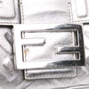 Fendi Large Zucca Embossed Leather Baguette Satchel Secondhand