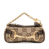 Gucci Mini GG Canvas  Horsebit Chain Coin Pouch Secondhand