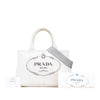 Prada Small Denim Canapa Logo Satchel Secondhand
