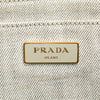 Prada Small Denim Canapa Logo Satchel Secondhand