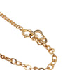 Dior Gold Plated Logo Pendant Necklace Secondhand