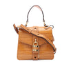 Chloé Crocodile Embossed Aby Satchel Secondhand