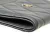 Chanel CC Quilted Lambskin Zip Around Card Holder Secondhand