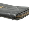 Chanel CC Quilted Lambskin Zip Around Card Holder Secondhand