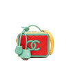 Chanel Small Tricolor Caviar CC Filigree Vanity Case Secondhand