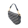 Dior Mini Oblique Canvas Saddle Bag Secondhand