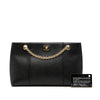 Secondhand Chanel CC Caviar Chain Shopping Tote
