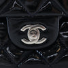 Chanel Jumbo Quilted Patent 3 Compartment Flap Secondhand