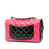Chanel Mini Rectangular Bicolor Patent Leather Flap Bag Secondhand
