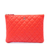 Chanel Medium Quilted Lambskin O Case Clutch Secondhand