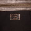 Fendi Zucca Embossed Metallic Leather Baguette Satchel Secondhand