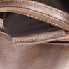 Fendi Zucca Embossed Metallic Leather Baguette Satchel Secondhand