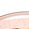 Fendi Zucca Embossed Metallic Leather Baguette Satchel Secondhand