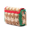 Gucci Small GG Marmont Raffia Crossbody Secondhand