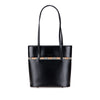 Burberry House Check Trimmed Leather Shoulder Bag Secondhand
