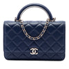 Chanel Mini Rectangular Lambskin Paris Le19M Charming Top Handle Flap Secondhand