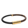Louis Vuitton Monogram and Leather Confidential Bracelet Secondhand