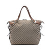 Gucci Large GG Canvas Bamboo Bar Tote Secondhand
