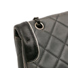 Chanel Paris Salzburg Jumbo Bicolor Quilted Lambskin Tyrolean Flap Secondhand