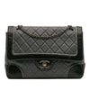Secondhand Chanel Paris Salzburg Jumbo Bicolor Quilted Lambskin Tyrolean Flap