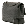 Secondhand Chanel Paris Salzburg Jumbo Bicolor Quilted Lambskin Tyrolean Flap
