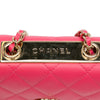 Chanel Mini Lambskin Trendy CC Clutch With Chain Secondhand