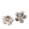 Chanel CC Brass Enamel Flower and Ladybug Clip On Earrings Secondhand