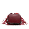 Burberry Small Mega Check Canvas and Suede Fringe Belgrove Bucket Bag Secondhand
