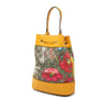 Gucci Small GG Supreme Flora Ophidia Bucket Bag Secondhand