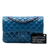 Secondhand Chanel Small Classic Lambskin Rainbow Hardware Double Flap