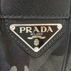 Prada Saffiano Trimmed Tessuto Camouflage Double Buckle Messenger Bag Secondhand