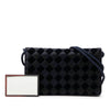Bottega Veneta Velvet and Satin Intrecciato Shoulder Bag Secondhand