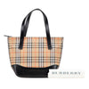 Burberry Haymarket Check Canvas Handbag Secondhand