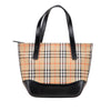Secondhand Burberry Haymarket Check Canvas Handbag