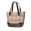 Secondhand Burberry Haymarket Check Canvas Handbag