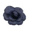 Chanel Canvas Camellia Brooch Secondhand