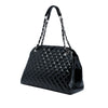 Secondhand Chanel Large Quilted Patent Just Mademoiselle Bowling Bag