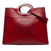 Fendi Medium Perforated Leather Runaway Tote Secondhand