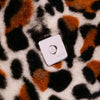 Fendi Leopard Print Calf Hair Baguette Satchel Secondhand