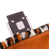 Fendi Leopard Print Calf Hair Baguette Satchel Secondhand
