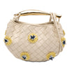 Bottega Veneta Baby Lambskin Intrecciato Floral Sardine Secondhand